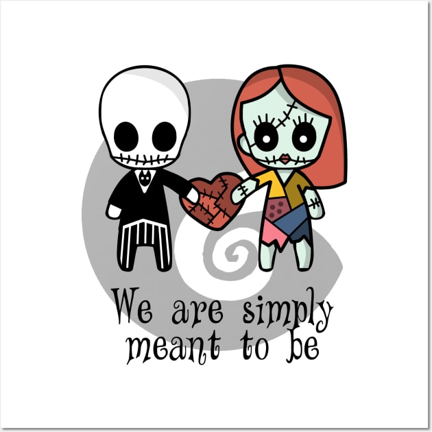 Jack and Sally Wall Art by maira_artwork